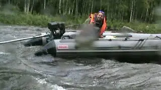 ЛОМАЮСЬ В ПОРОГЕ. НА 2Х БОЛОТОХОДАХ Ч1
