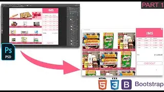 PHP Project: Convert PSD To HTML - POS System Using HTML CSS Bootstrap - Free Source Code - I 