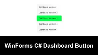 🚀 C# WinForms Dashboard Button – Sleek & Powerful with Siticone! ⚡