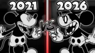 FNF': Wednesday's Infidelity Part 2 - Unknown Suffering (Old Vs New) (mickey 3rd song og vs remake)