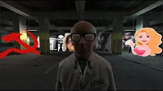 Хотел украсть машину но на меня напали некстботы в Garry's Mod