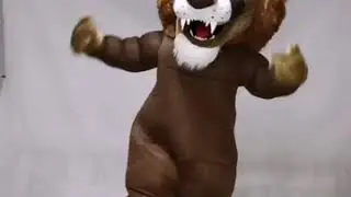 Powerful Muscular Lion Mascot Costumes Animal