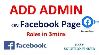 How to Add Admin on Facebook Page! add Admin Facebook Page!
