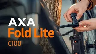 AXA Fold Lite C100 - A light weight folding lock for bicycles that are parked for a shorter period
