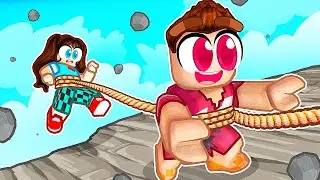 Мы СВЯЗАНЫ КАНАТОМ в ROBLOX...