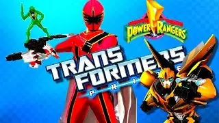 Игрушки для Мальчиков МОГУЧИЕ РЕЙНДЖЕРЫ Power Rangers и ТРАНСФОРМЕРЫ  Автоботы спасатели Zord BULDER