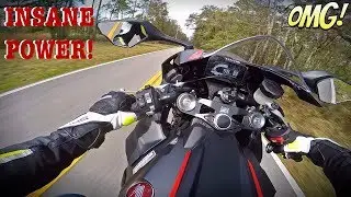2017 Honda CBR1000RR Test Ride + 6th Gear Wheelie