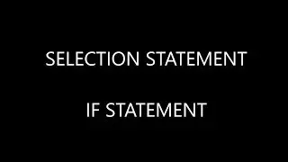 C++ IF STATEMENT