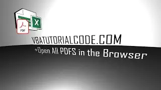 Open PDFs in Browser VBA