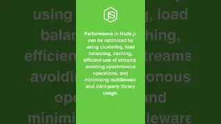 Optimizing Node.js Performance