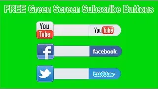 Green Screen Subscribe Bell ICON's of YouTube Facebook & Twitter || PAKISTAN TECH