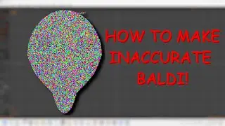 I MAKE INACCURATE BALDI HEAD! [SPEED VIDEO] (Anim8or and Part 1)