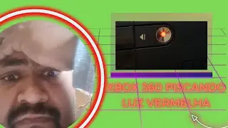 XBOX 360 FICA PISCANDO LUZ VERMELHA E DESLIGA!