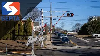 New Railroad Crossing Signals | Byberry Road Railroad Crossing, Hatboro, PA