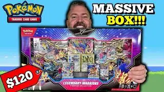 ALT ART HIT!! Massive Legendary Warriors Pokemon Box!! Sword and Shield Packs!!