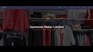Garments Portfolio Using Nuxt.js and Node.js