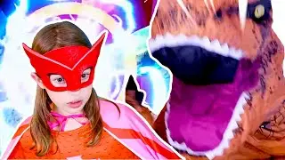 PJ Masks in Real Life! | Popasaurus Rex | PJ Masks HINDI