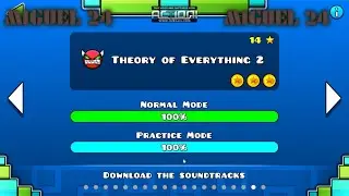 GEOMETRY DASH THEORY OF EVERYTHING 2 100%