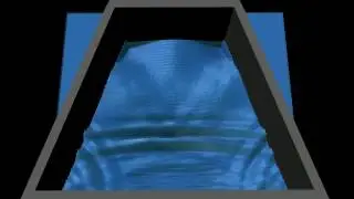 Flat End-Plate Frustum Wave Simulation