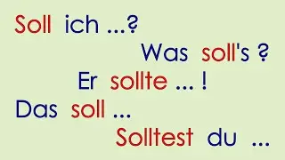 Deutsch lernen Grammatik 23: sollen