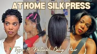 Flawless Diy Silk Press After My 3rd Big Chop!