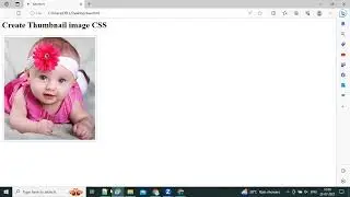 How To Create a Thumbnail Image in HTML & CSS