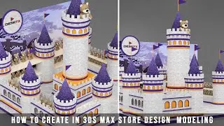 3ds Max Store Design Tutorial  Super Market Toys Store Design  Desk FX Part 2