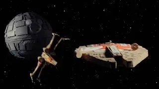 Blowing up the Death Star but it's Cardboard (Star Wars Parody)