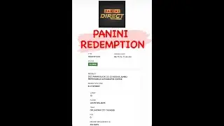 360 Day's for Panini Redemption🏀🔥🏀