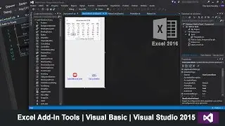 Excel Add-In Tools | Visual Basic | Visual Studio 2015