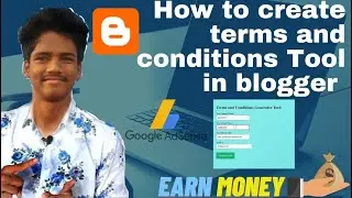 How to create Terms and Conditions Generator Tool in blogger |Earn Money |Tamil 