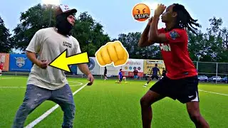 Hood Dude Mic'd Up Soccer game gets HEATED!