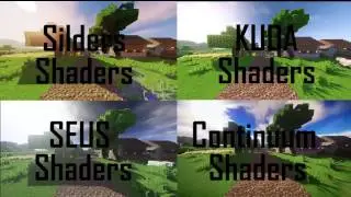Minecraft Shader Comparison: SEUS, Continuum, KUDA, Sildurs Shaders