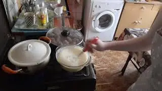 Vlog - Готовлю наполеон без выпечки. Получается уже 2 раз. 