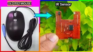 How To Make IR Sensor Circuit Using Old Computer Mouse🖱️|| Make IR Sensor