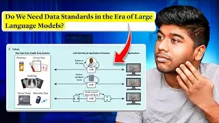 Do we need data standards in the era of LLM's?