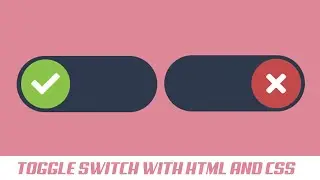 Css Custom Animated Checkbox - How to make CSS toggle switch