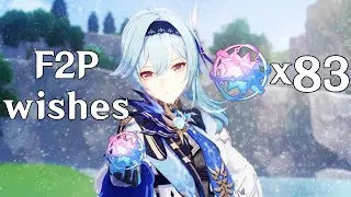 Will Eula come home? - Genshin Impact 83 F2P wishes