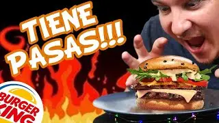 PROBANDO LA HAMBURGUESA CON UVAS PASAS DE BURGER KING