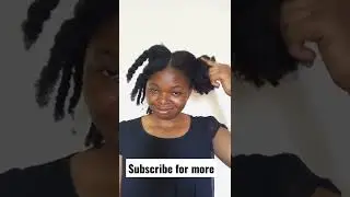Spring Hair Style for cool girls. #short #youtubeshorts #spring #naturalhair
