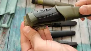 Ножи Mora и пуговица