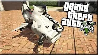 GTA 5 Обзор модов #4 Motojet Машина будущего.