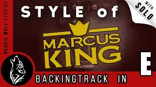 Marcus King Style Blues Backing Track Jam [E Minor]