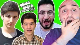 BÜYÜK EKİPLE GTA 5 OYNADIK !!! (Komik Anlar)