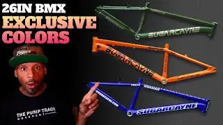 New Sugar Cayne 26in Wheelie BMX Frame Graphics And Colors.