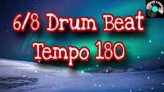 Best 6/8 Drum Beat | Tempo 180 | Studio loops