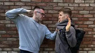 How to defend against a shirt grabber