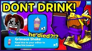NEW GRIMACE SHAKE IN YOUTUBE SIMUALTOR Z!