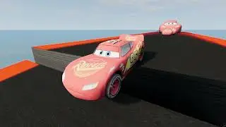 Big and Small McQueen Jumps  Challenge rashes BeamNG Drive