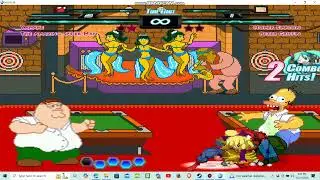 BFB M.U.G.E.N Battle 299: Yamame (me) and Spider-Man vs Homer Simpson and Peter Griffin